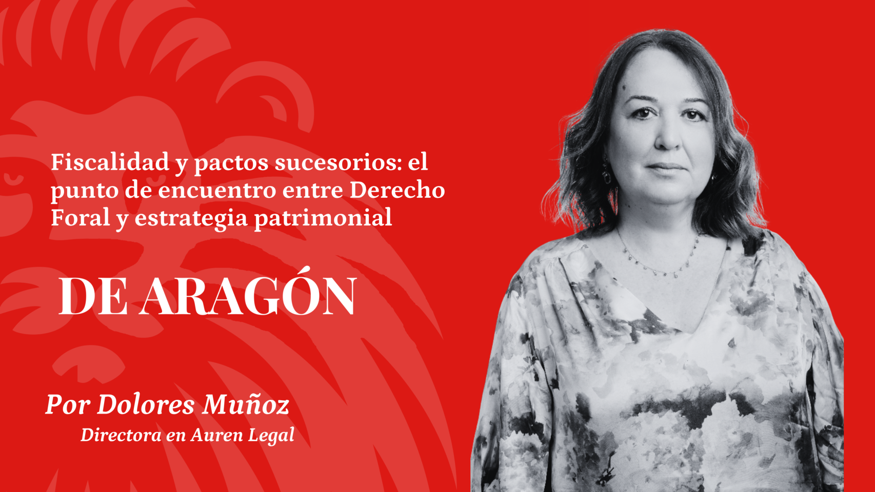 Dolores Muñoz, directora en Auren Legal