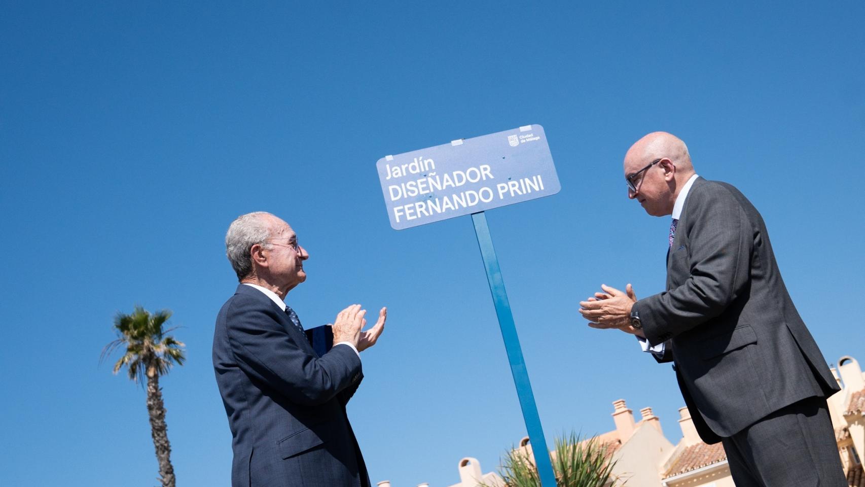 Una imagen del jardín.