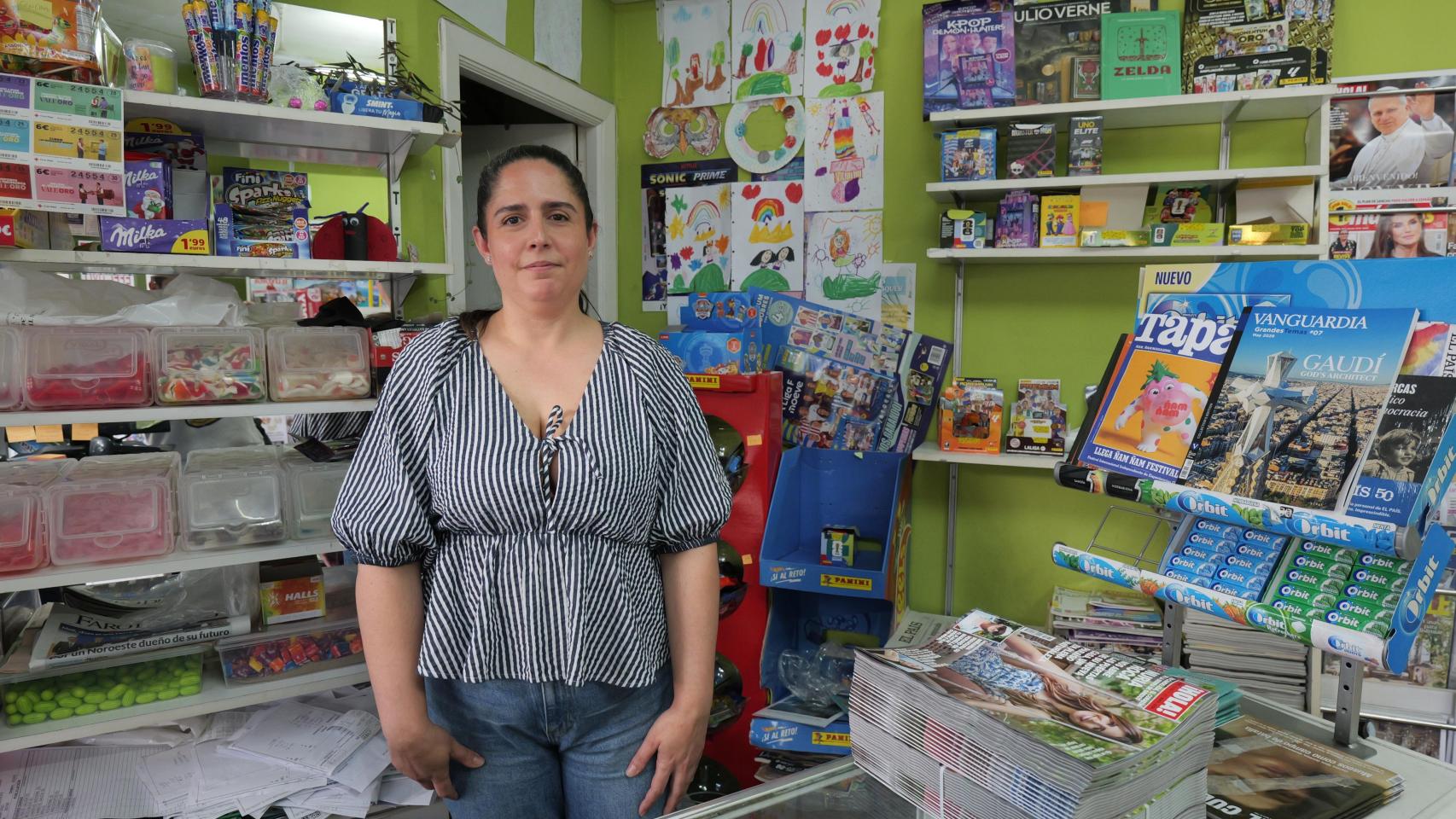 Beatriz Carrera, dueña de Kiosko Lamberetadas, en Vigo