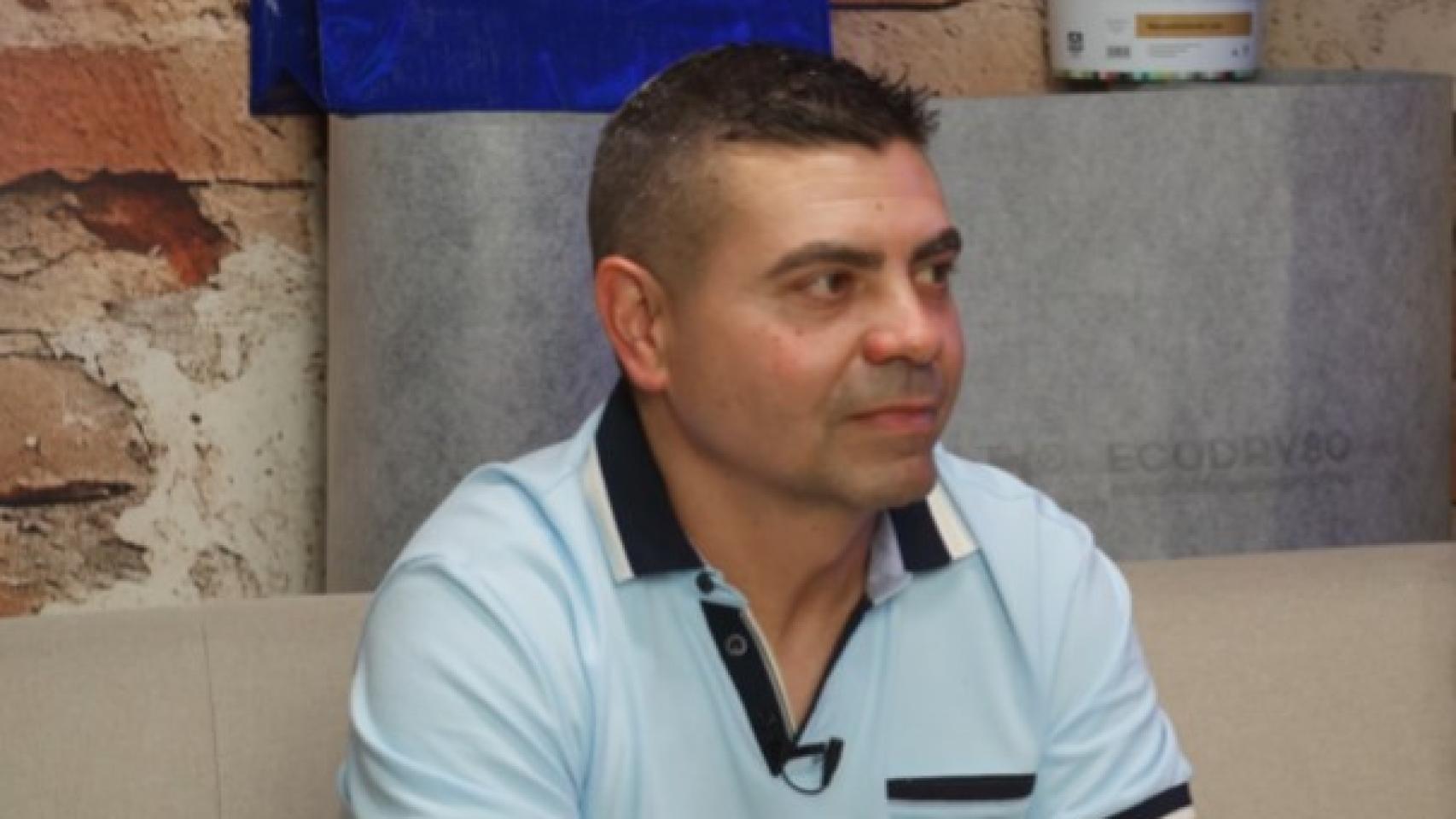 Imagen del albañil Manuel.