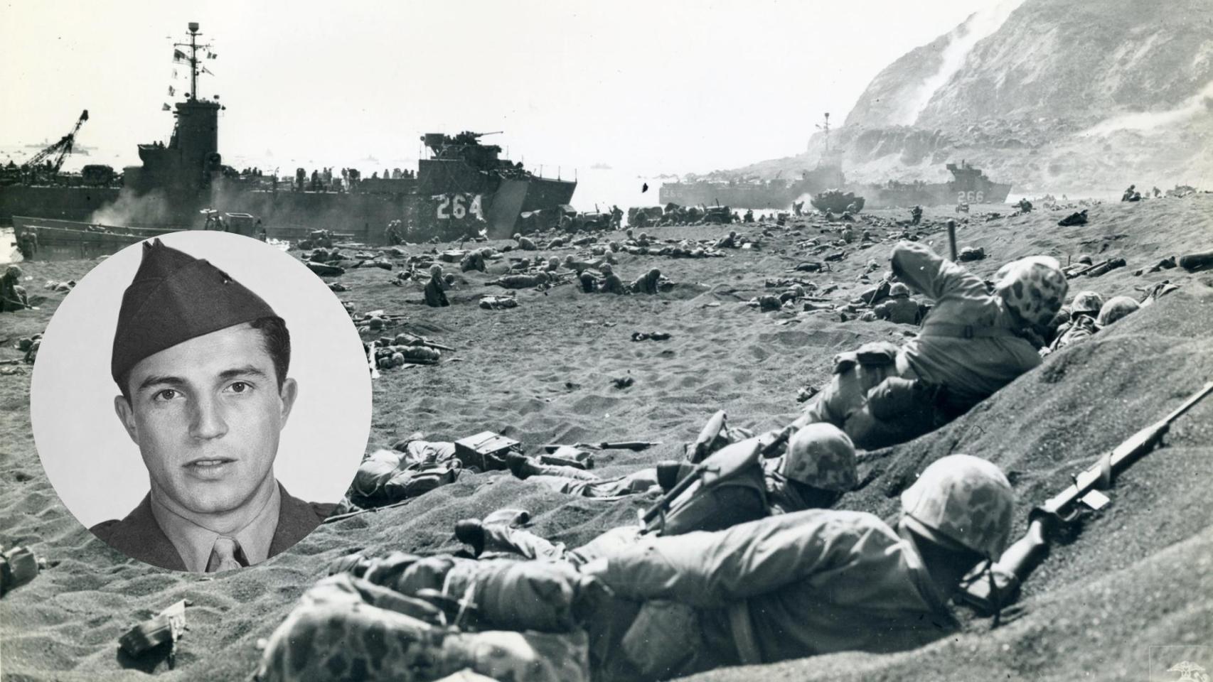 Abel Faraldo y el desembarco en Iwo Jima. https://es.wikipedia.org