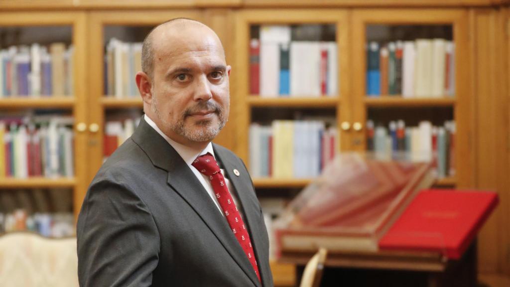 Pablo Bellido, presidente de las Cortes. 