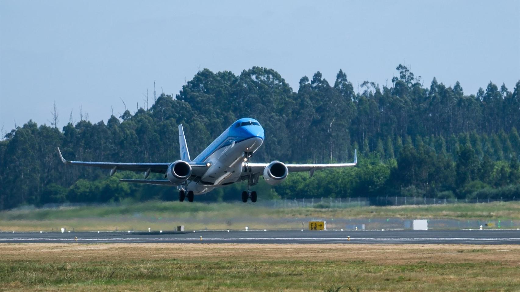 Avión de KLM.