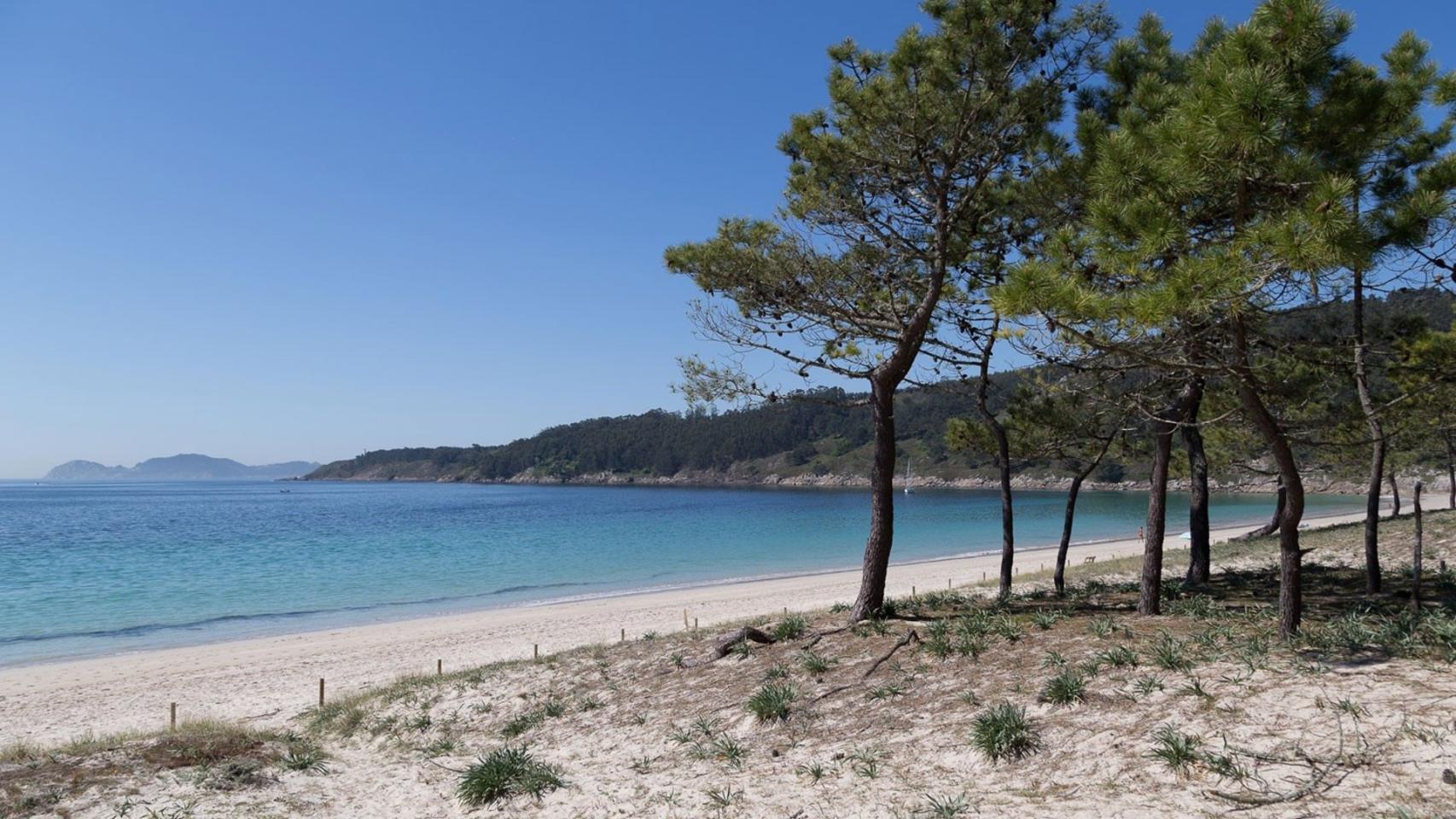 Playa de Barra, en O Hío, Cangas (Pontevedra)