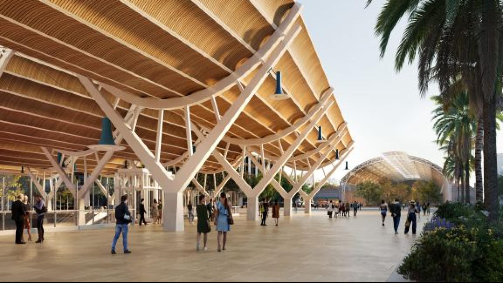 La futura Estación Central de València