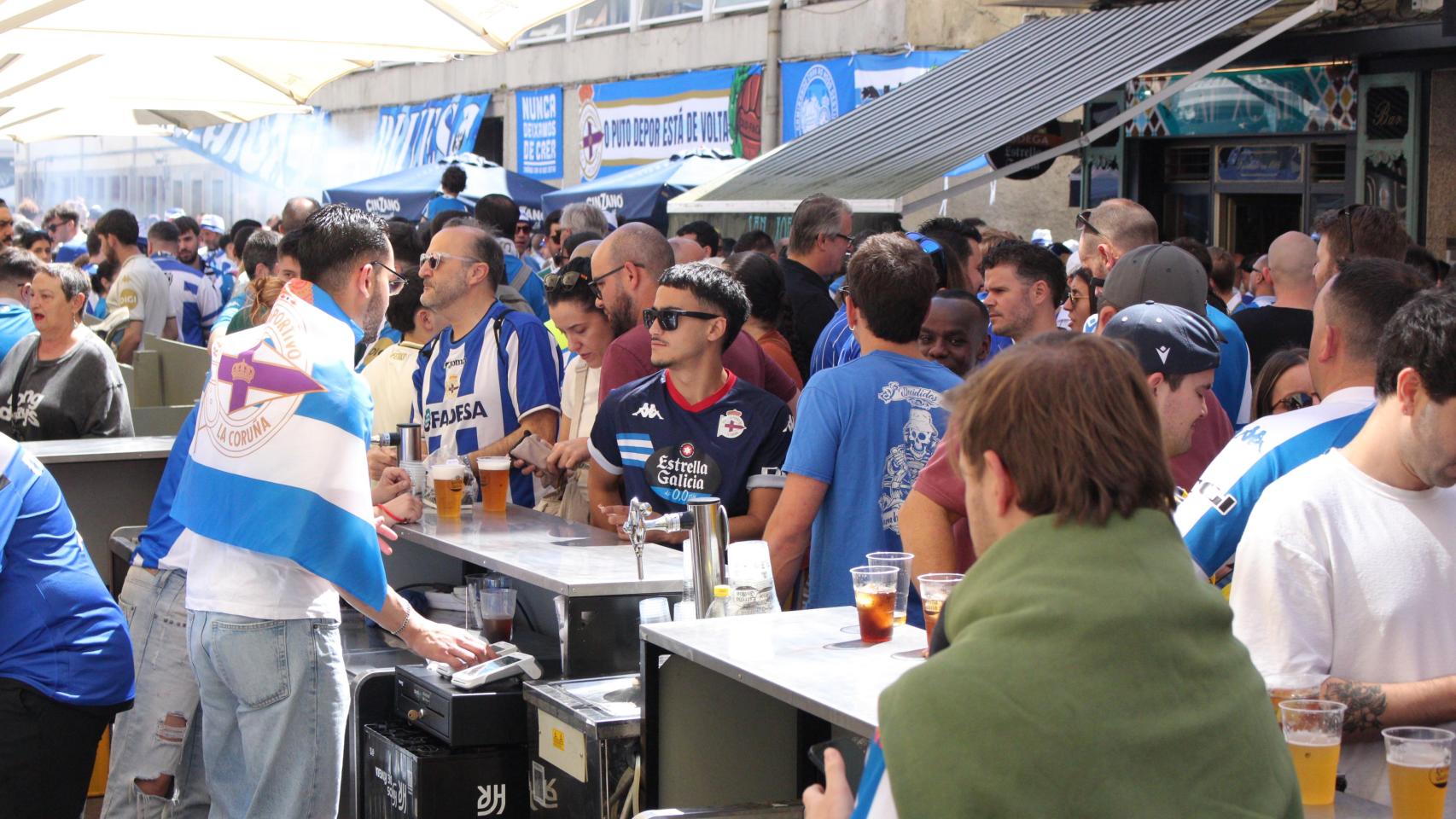 El deportivismo celebra el ascenso a Primera División, a 31 de mayo de 2026