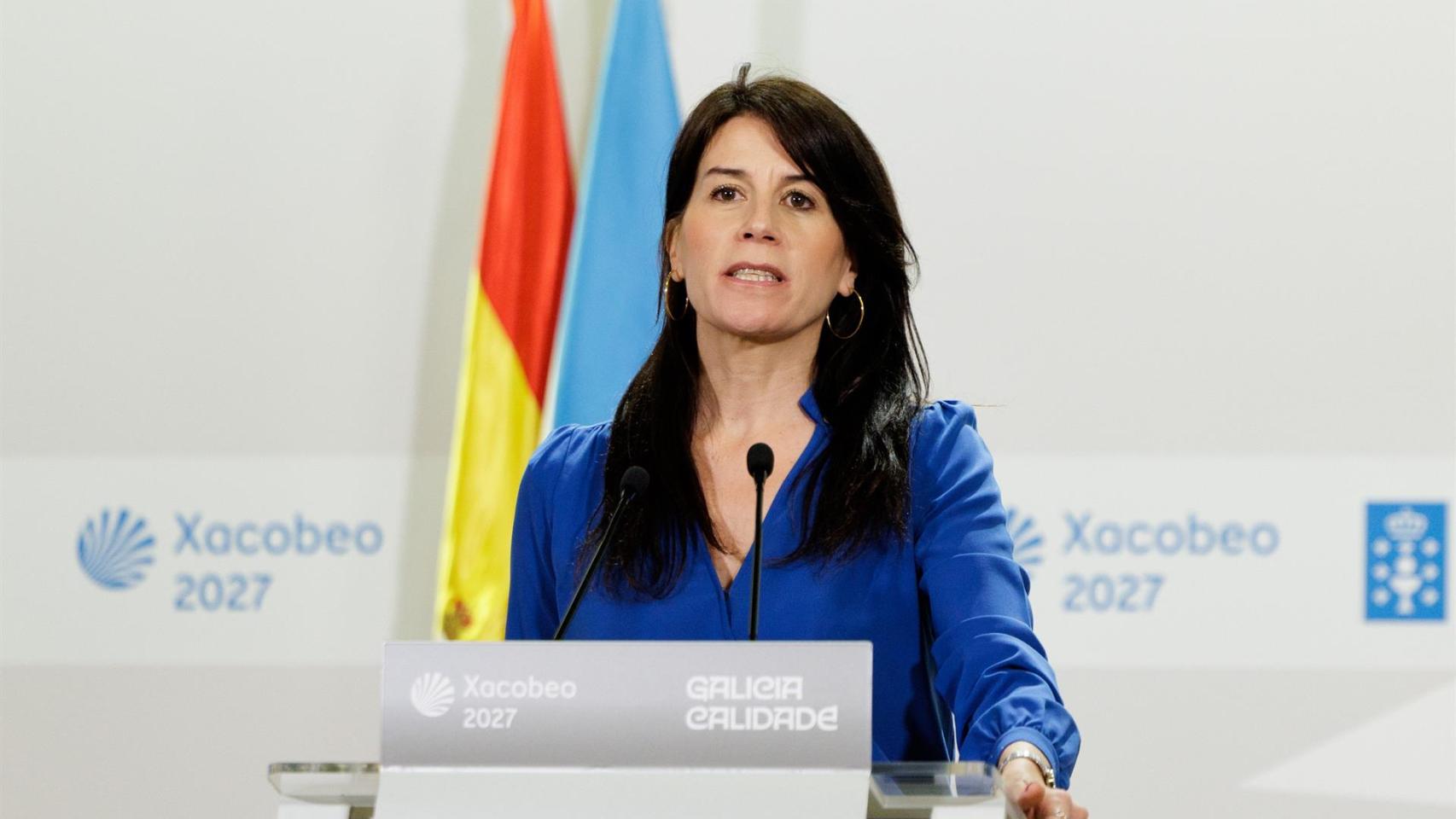 La conselleira de Vivenda e Planificación de Infraestruturas, María Martínez Allegue