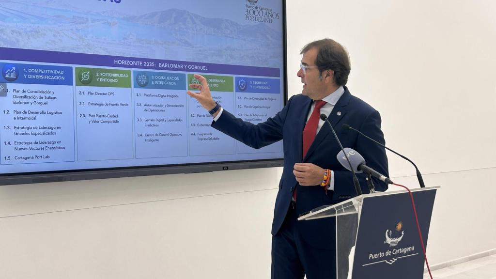Las líneas estratégicas del Plan 2026-2030 del Puerto de Cartagena.