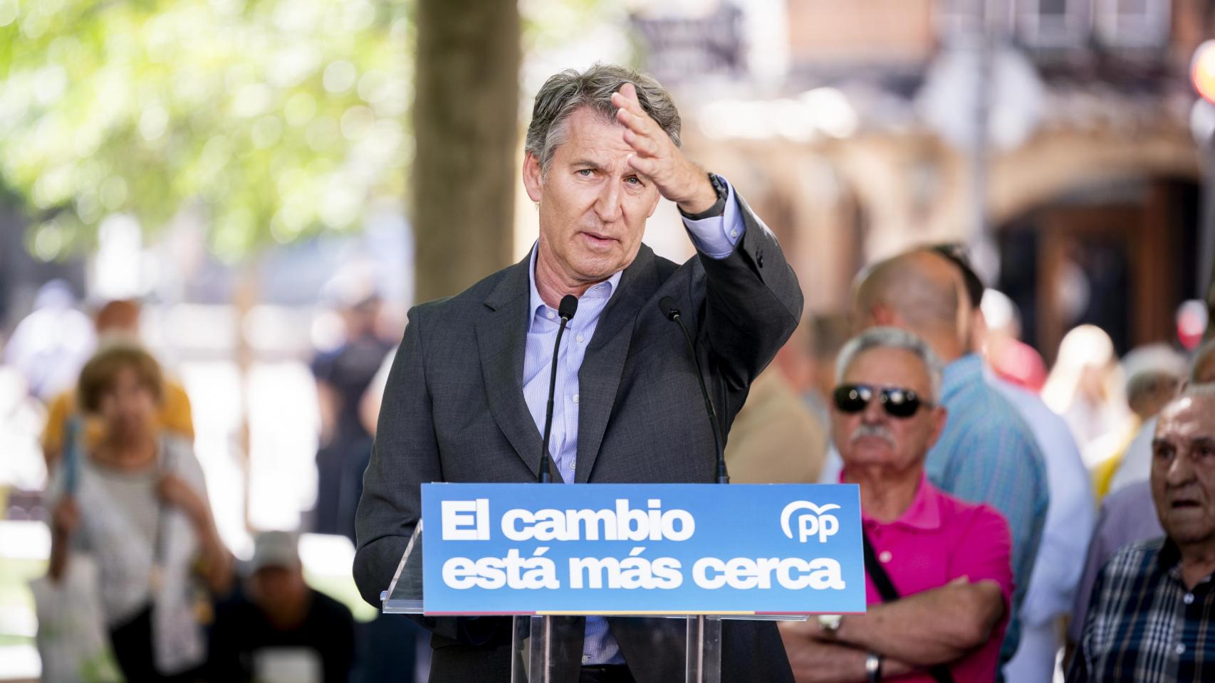 El líder del PP, Alberto Núñez Feijóo.