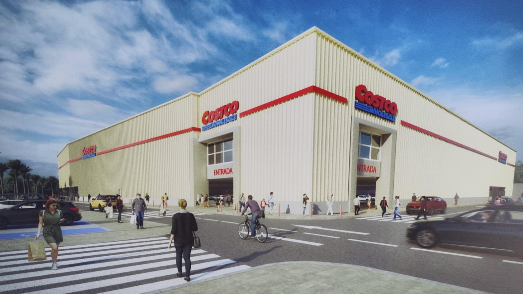 Diseño de la tienda de Costco en Málaga.