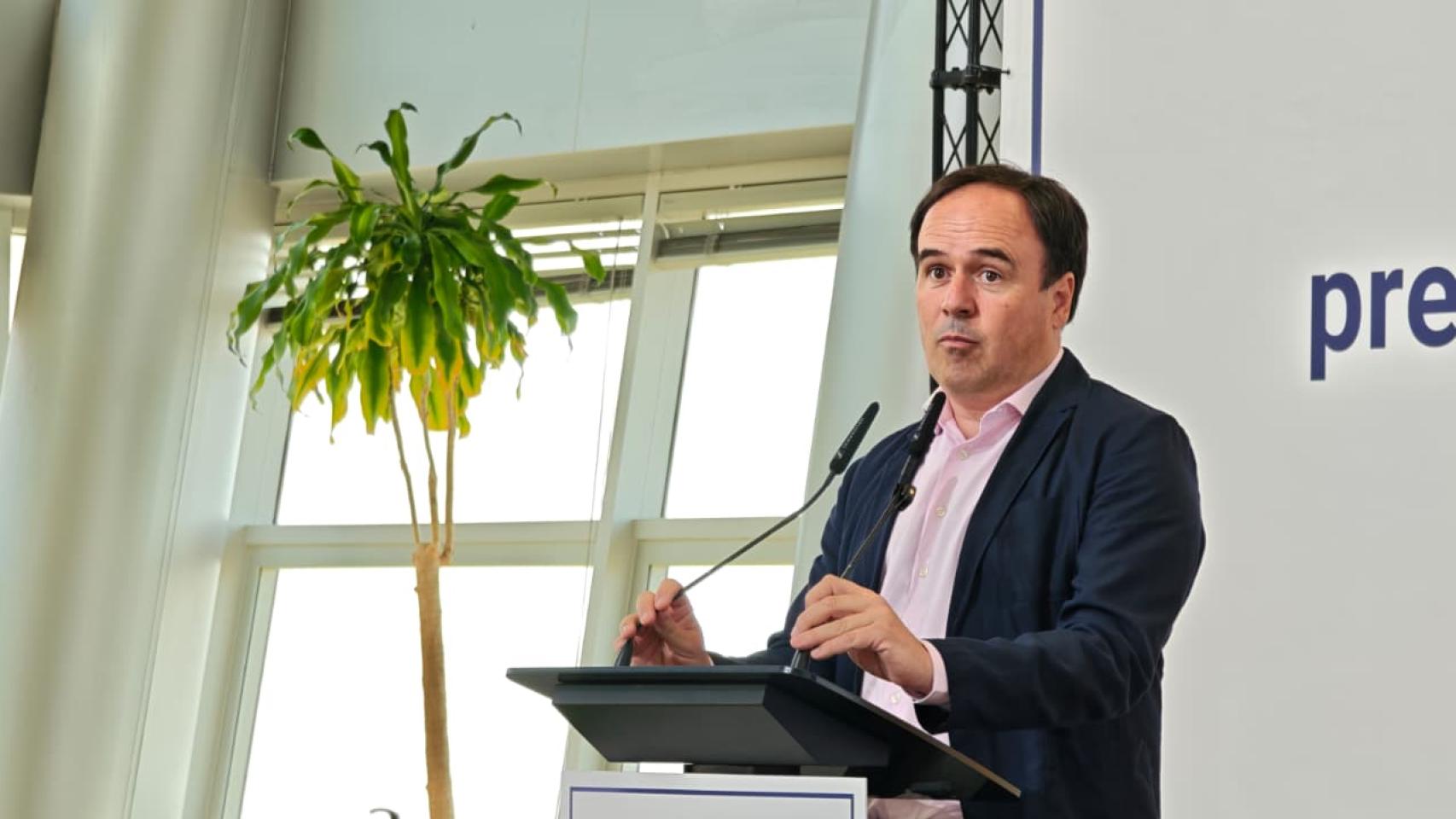 El presidente Juanfran Pérez Llorca, en su intervención este lunes en Ciudad de la Luz.