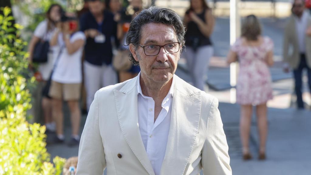 Luis Lorenzo, llegando a los juzgados, este lunes, 1 de junio. 