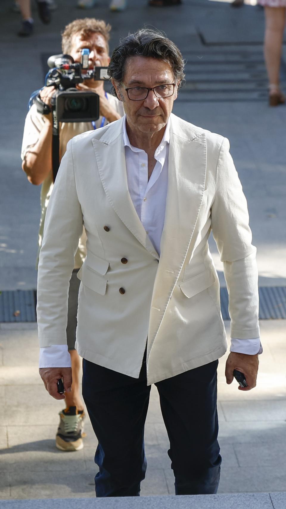 El actor llega a la corte este lunes.