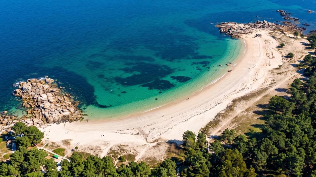 Playa de Area Grande, en O Grove (Pontevedra)