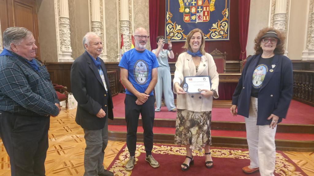 Recepción al Comité de American Pilgrims on the Camino en la Diputación de Palencia.