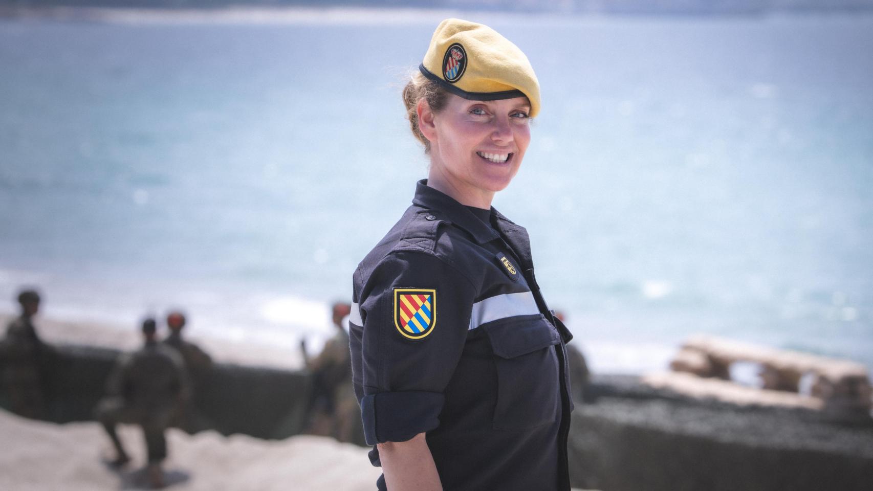 Alejandra Navas, capitán reservista en la Oficina de Comunicación Pública de la Unidad Militar de Emergencias (UME).
