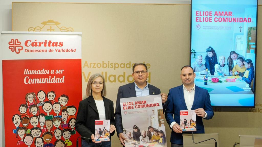 Rueda de prensa de presentacion de la Memoria de Caritas Valladolid correspondiente a 2025.