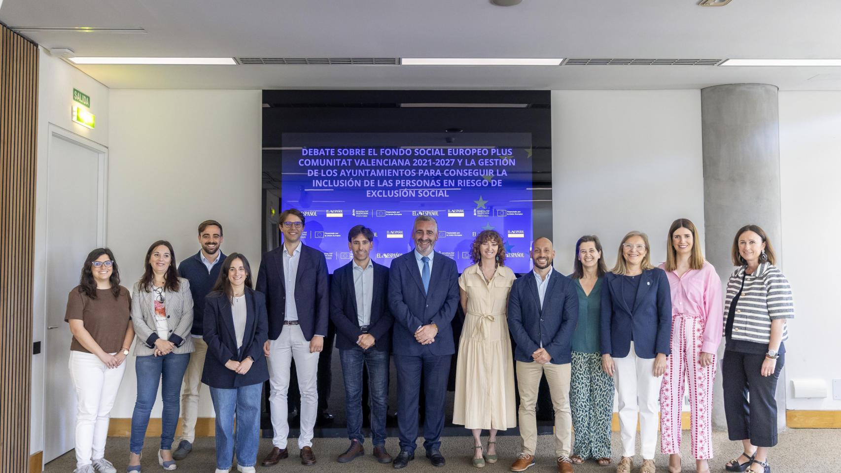 Debate sobre el Fondo Social Europeo Plus Comunitat Valenciana 2021-2027 en el Palacio de Congresos de Valencia. 