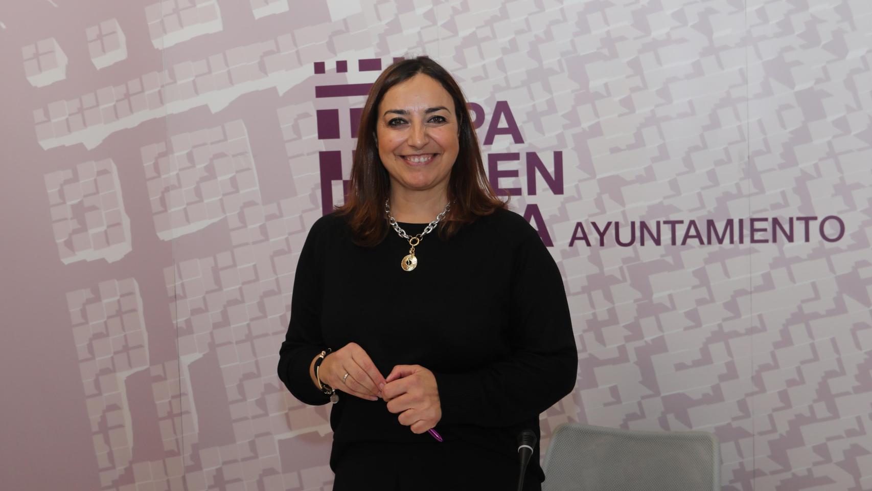La alcaldesa de Palencia, Miriam Andrés, en una imagen de archivo