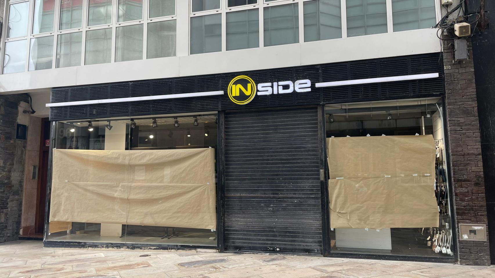 Cierra la tienda de Inside de A Coruña