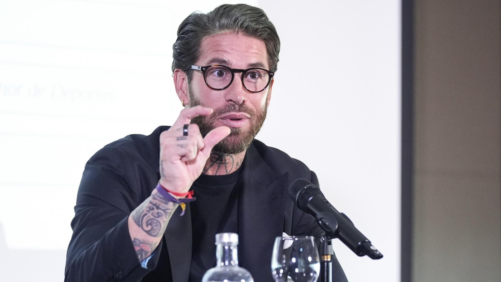 Sergio Ramos, este lunes en Sevilla.