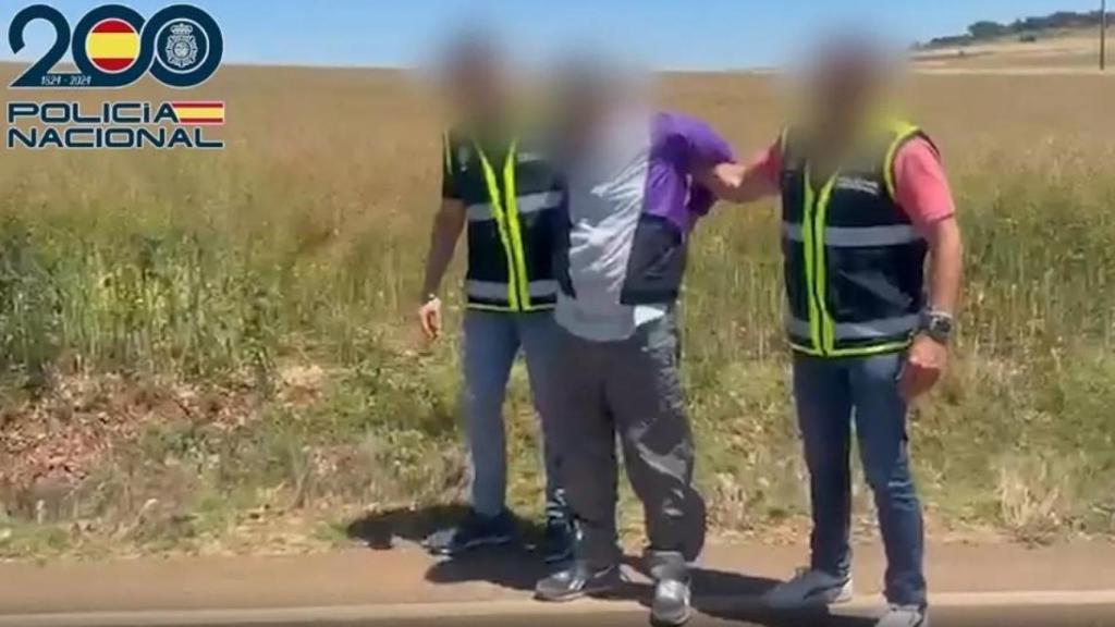 'Nando El Gitano', el martes 19 de mayo, detenido por la Policía Nacional tras intentar robarle el tractor a un agricultor.