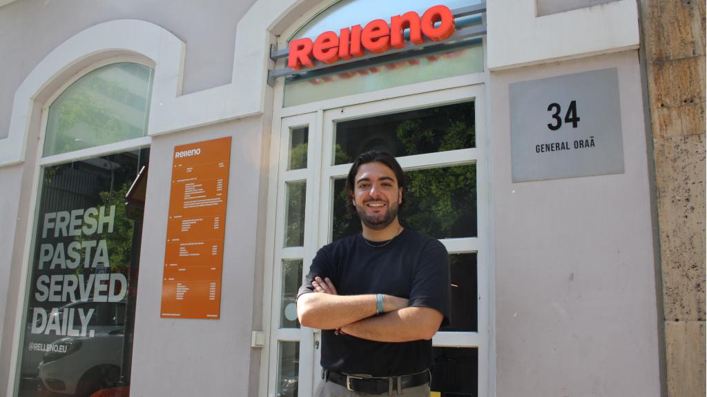 Lorenzo Redaelli en su primer local Relleno en Madrid.