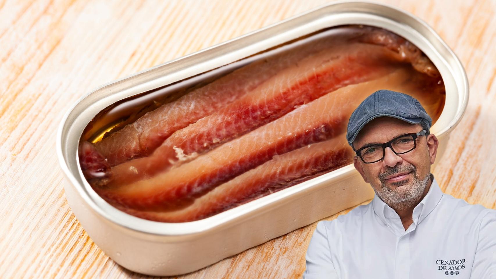 El chef Jesús Sánchez en un montaje de El Español