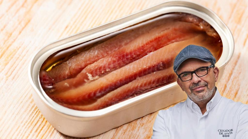 El chef Jesús Sánchez en un montaje de El Español