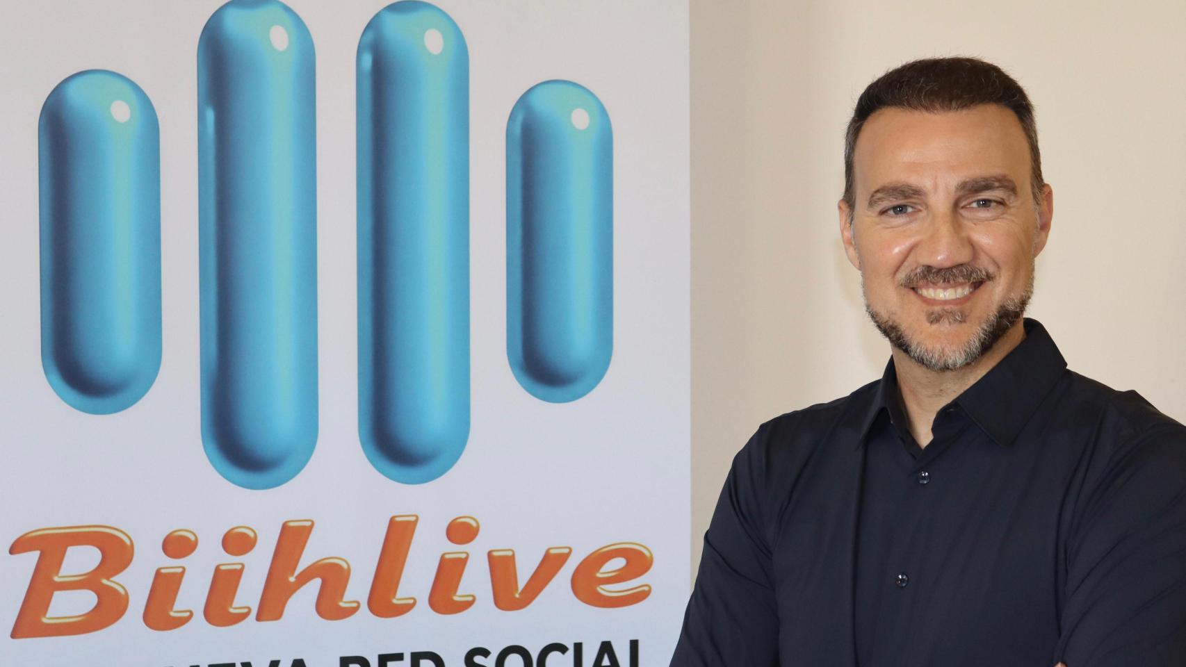 Manuel de los Reyes Martínez, creador de la nueva red social Biihlive.