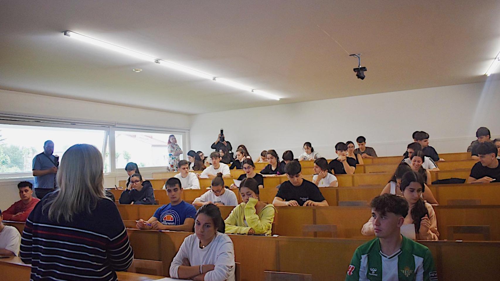 Alumnado hoy en la Facultad de Ciencias de la Comunicación de la USC