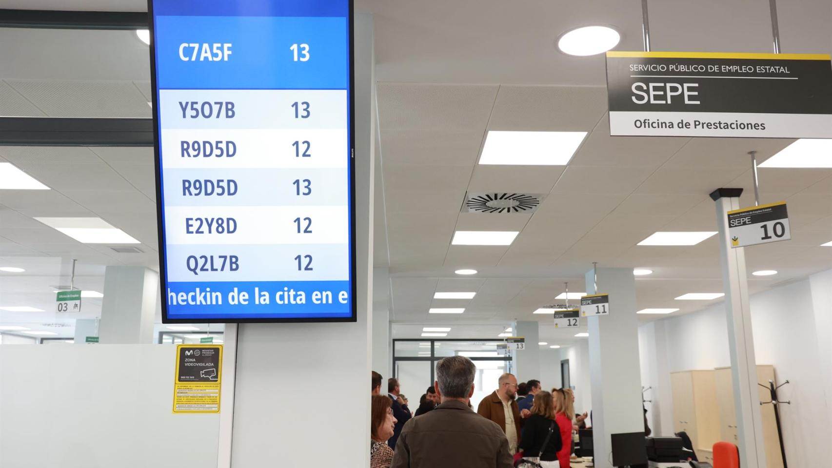 Una oficina del SEPE.