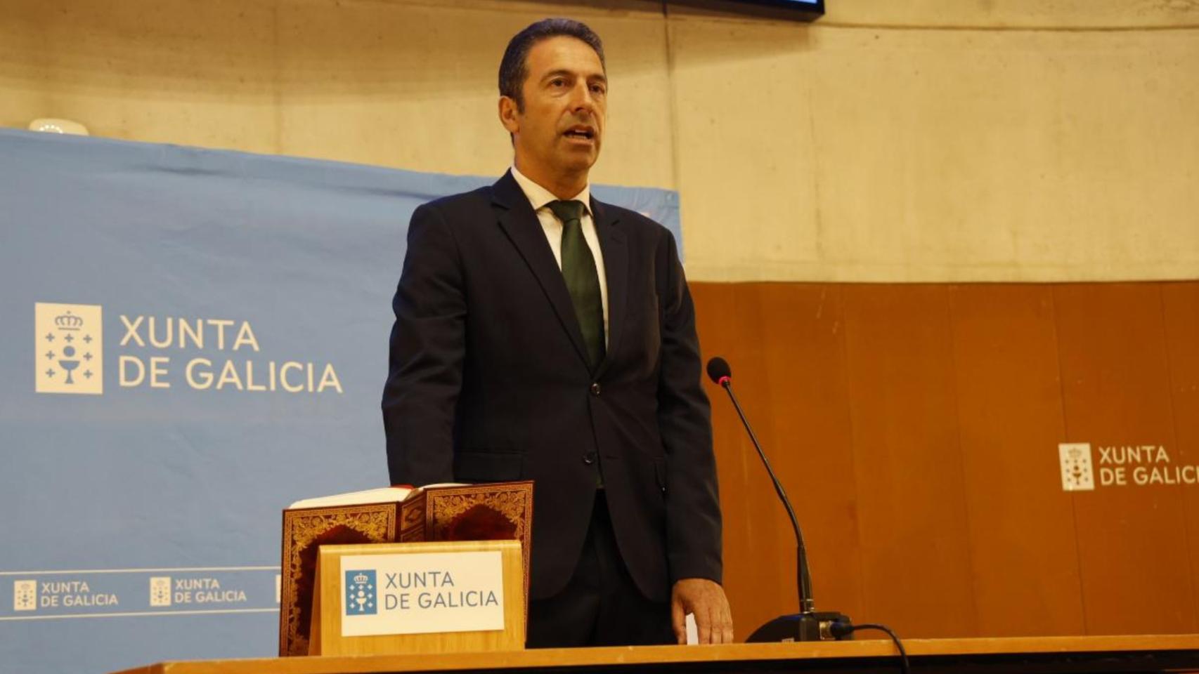 El nuevo delegado de la Xunta en Lugo, Alfonso Villares, toma posesión del cargo.
