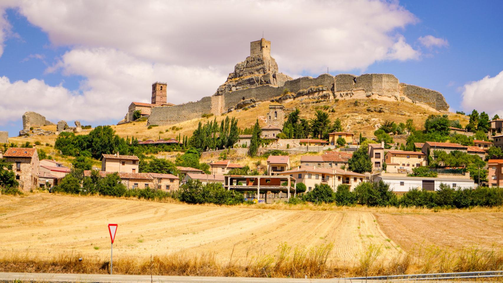 Atienza, un pequeño pueblo en la provincia de Guadalajara, España