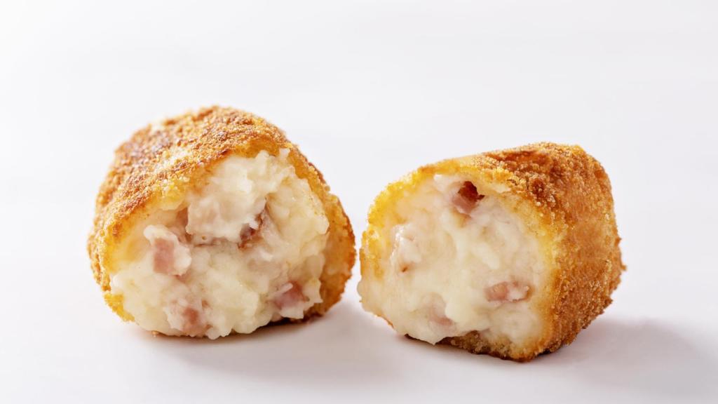 Croquetas de jamón cremosas.