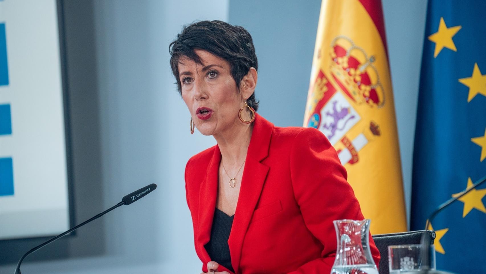 Ministra de Inclusión, Seguridad Social y Migraciones, Elma Saiz.