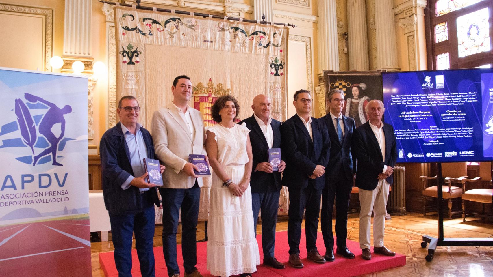Presentación del libro en el Ayuntamiento de Valladolid