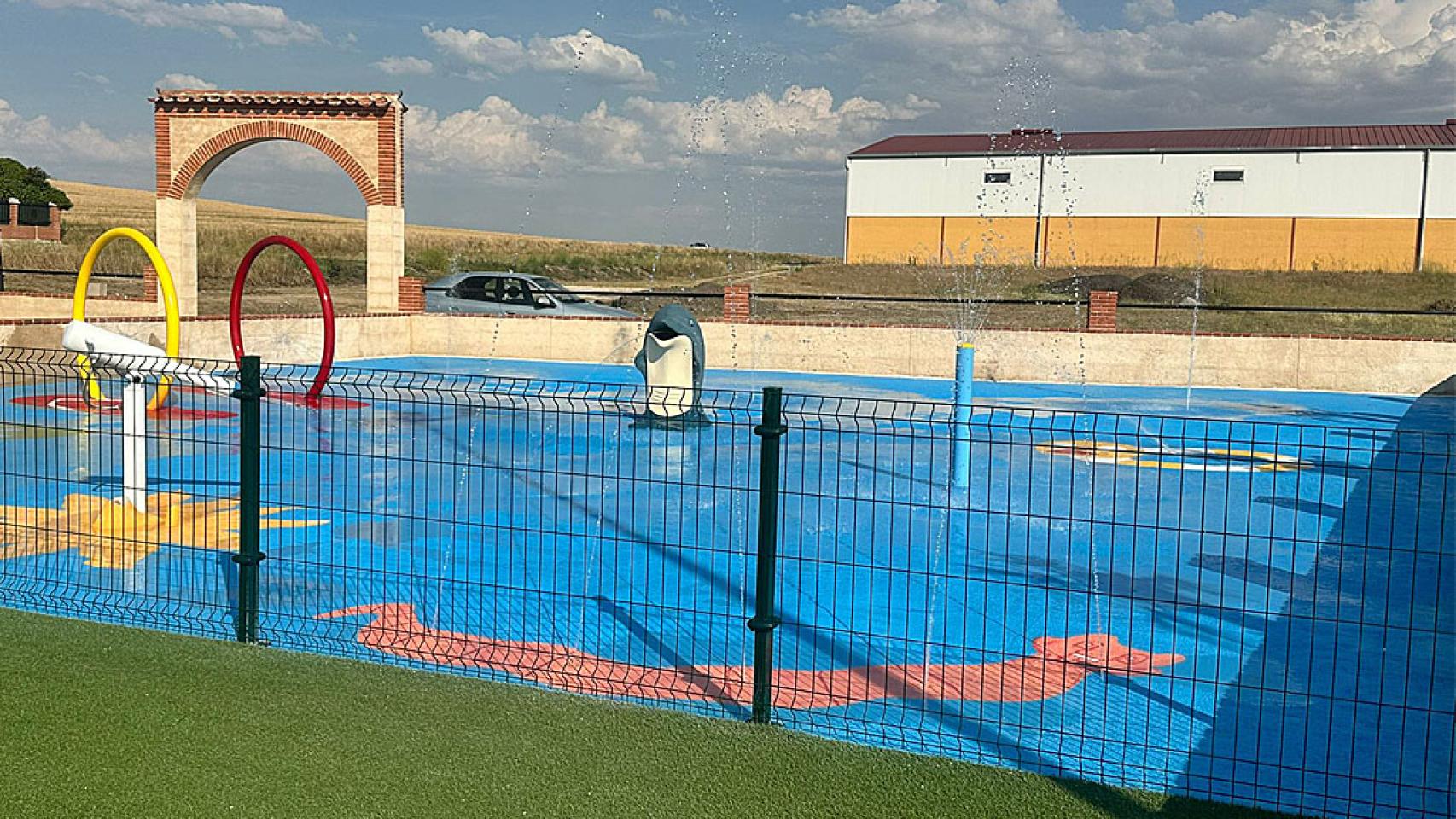 Imagen del parque acuático Splash en Bobadilla del Campo.