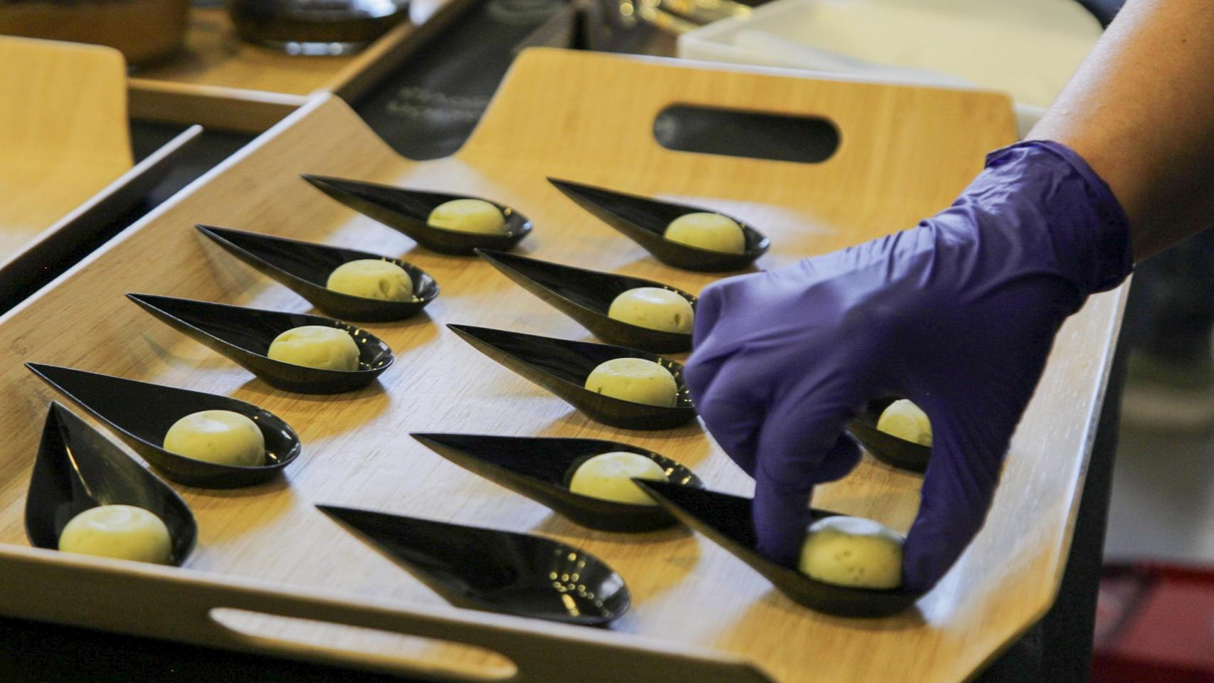 Helados artesanales elaborados en la jornada de Alimentos de Segovia