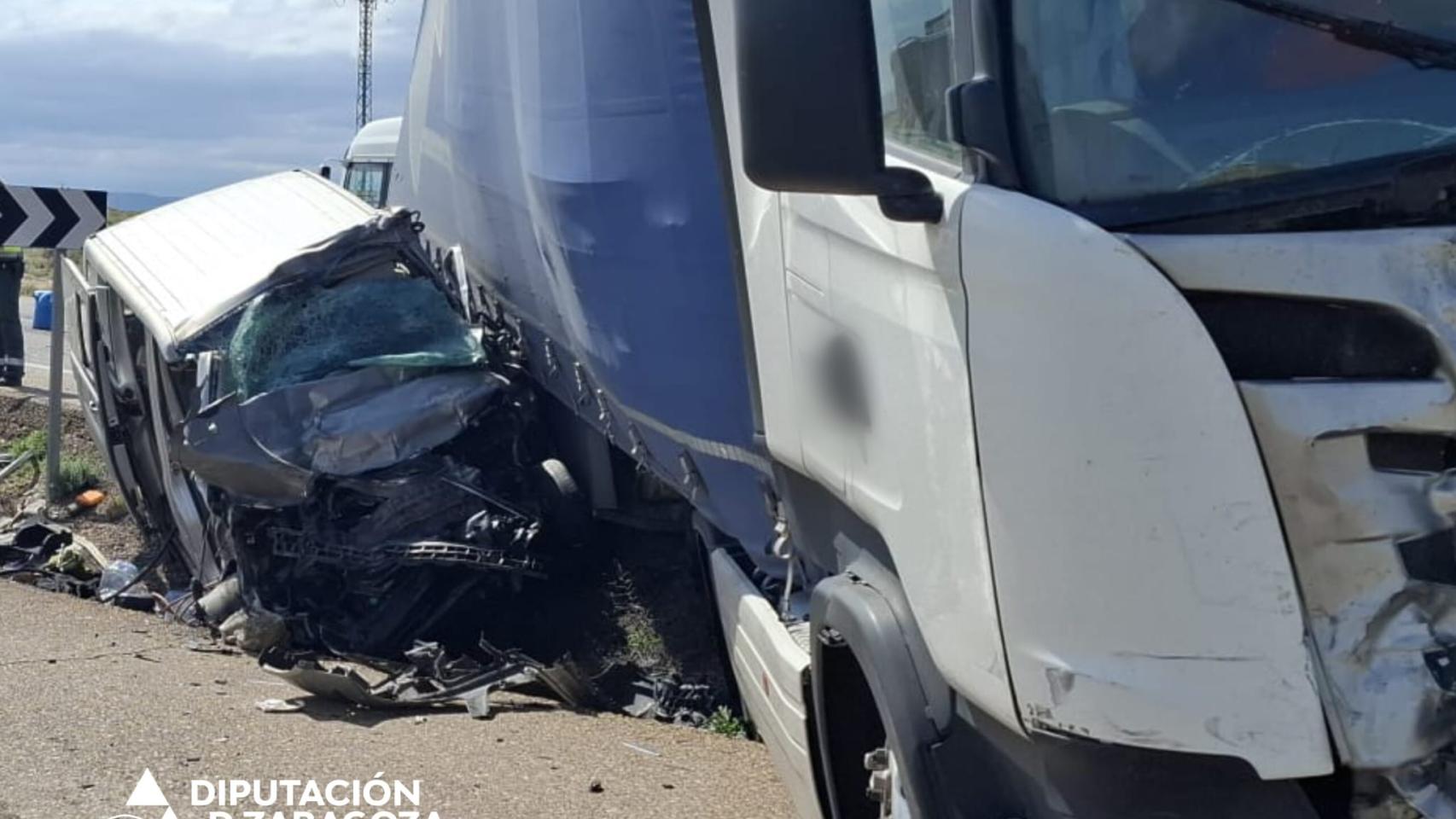 Trágico accidente con tres fallecidos en Agón (Zaragoza) 