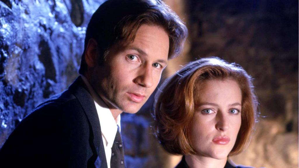 David Duchovny y Gillian Anderson en 'The X-Files'.