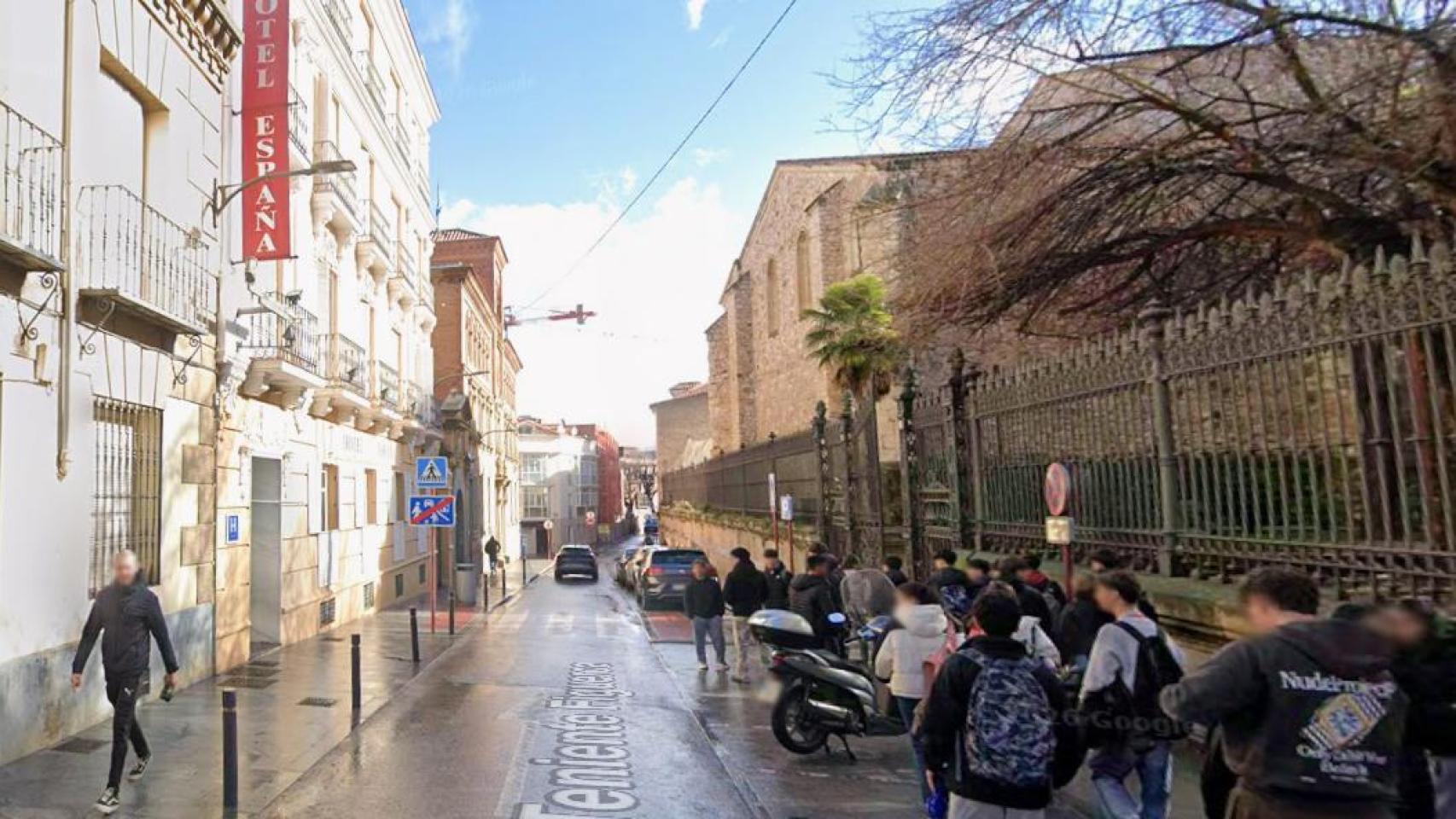 Calle Teniente Figueroa de Guadalajara.