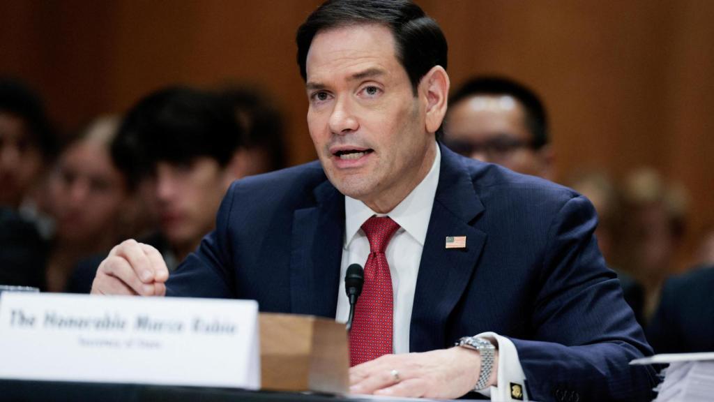 El secretario de Estado de Estados Unidos, Marco Rubio, testifica ante una audiencia del Comité de Relaciones Exteriores del Senado.