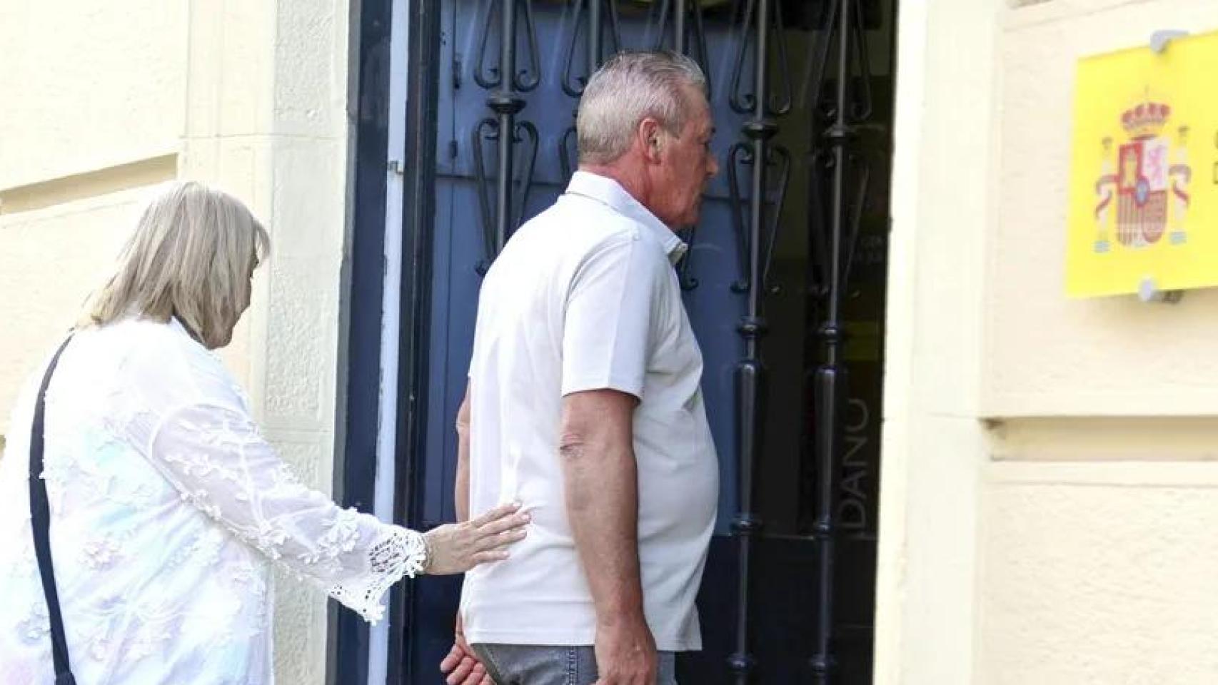 El acusado el pasado jueves a su llegada al juicio