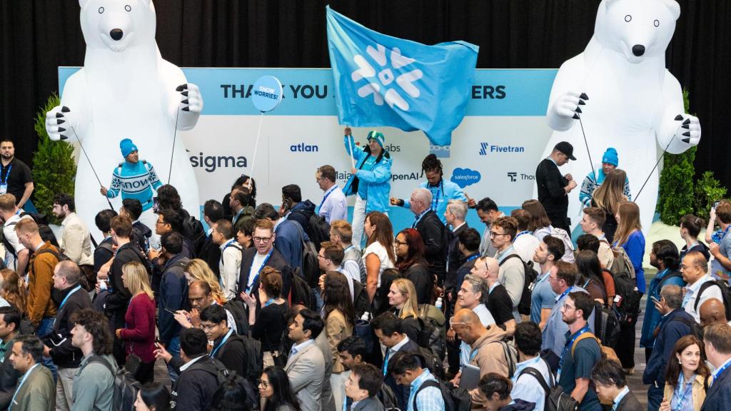 El buen ambiente siempre caracteriza el Snowflake Summit de San Francisco.