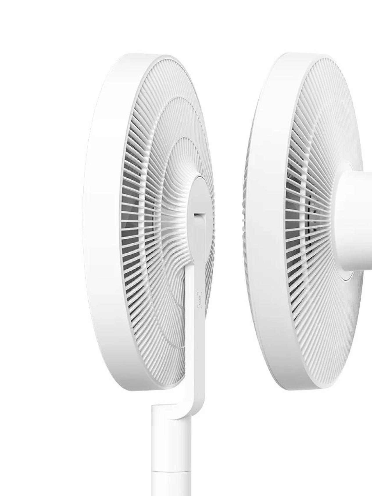Diferencia entre el nuevo ventilador de Xiaomi (izq) y el anterior