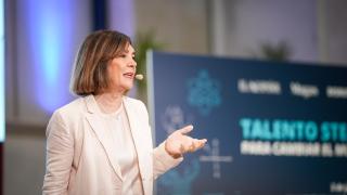 La directora de Magas, a cargo del discurso de bienvenida del foro 'Talento STEAM para cambiar el mundo'.