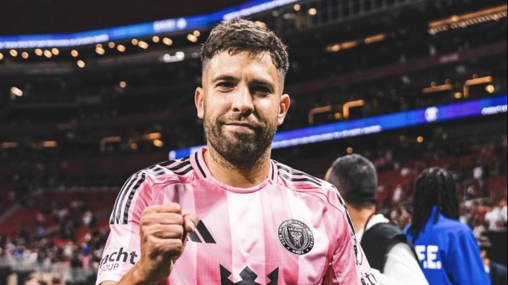 Jordi Alba, durante uno de sus últimos partidos en el Inter Miami.