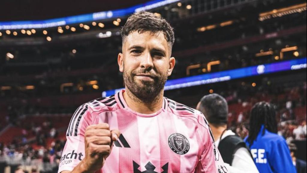 Jordi Alba, durante uno de sus últimos partidos en el Inter Miami.