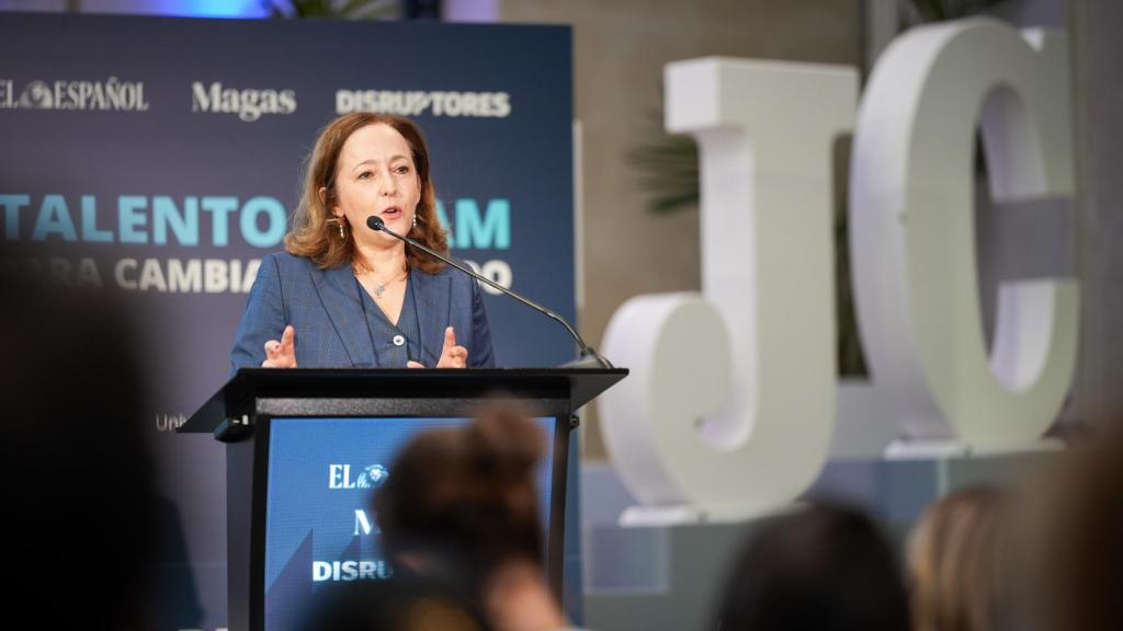 La presidenta del CSIC, durante su intervención en 'Talento STEAM para cambiar el mundo'.